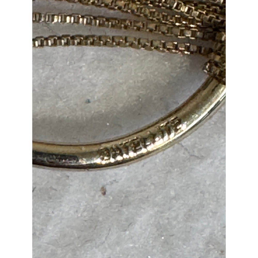 Satellite Paris Necklace Gold Tone multi strand circle station 36-39” necklace - Picture 5 of 8